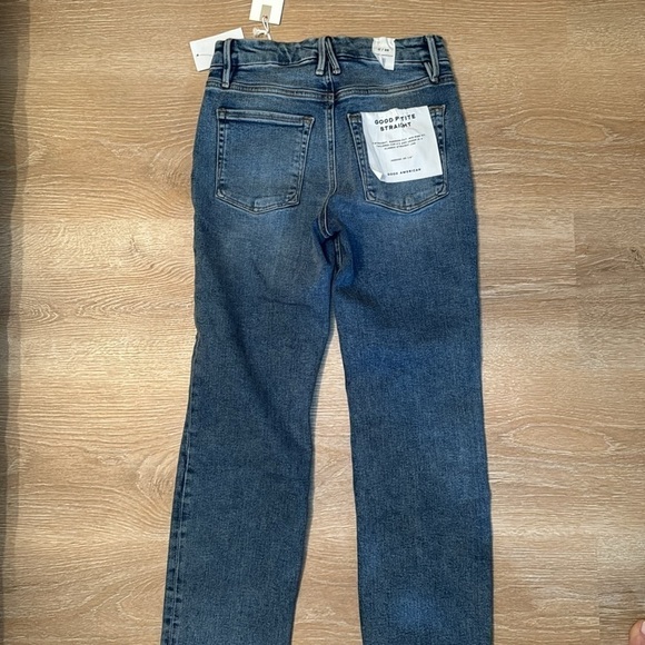 Good American Petite Straight Jeans - size 0/25 - Picture 5 of 6